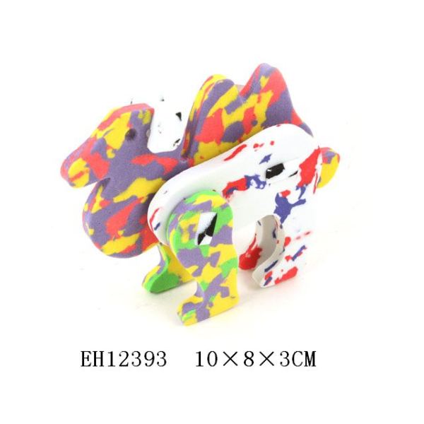 EVA迷彩中骆驼拼图4色 塑料