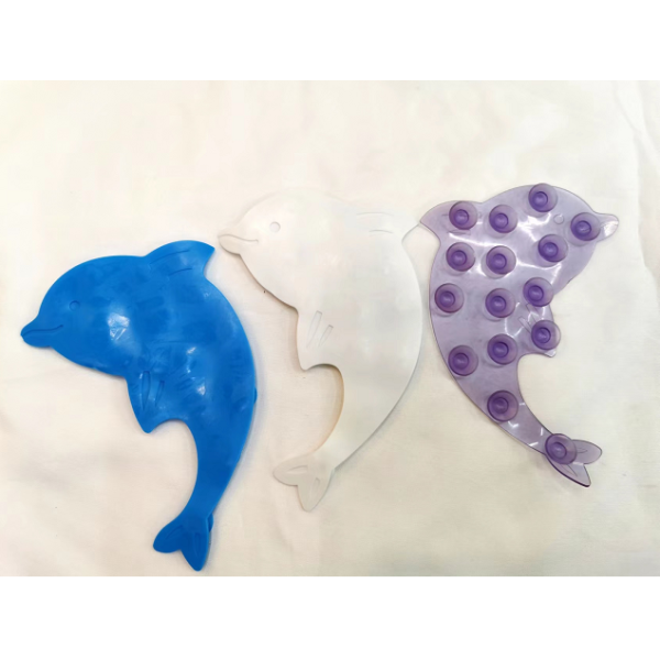海豚吸盘垫  混色 塑料