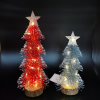 15CM PE圣诞树带灯  单色清装 塑料