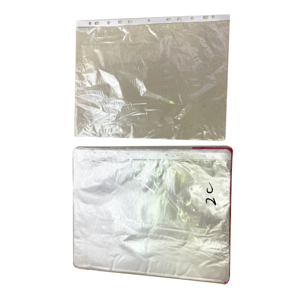 50PCS 2丝活页文件袋 单色清装 塑料