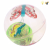 12PCS 卷丝蝴蝶水晶球 灯光 包电 塑料