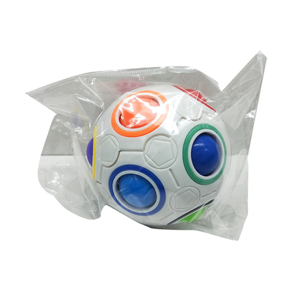 白色12孔益智彩虹球 球形 塑料
