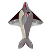 海豚风筝配线 混色 布绒