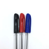 10PCS 17.5CM 黑+红+蓝芯圆珠笔 塑料