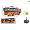 单层观光巴士带USB座充器 遥控 1:30 4通 灯光 主体包电，遥控器不包电 塑料