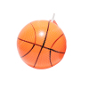 22cm充气篮球2色 塑料