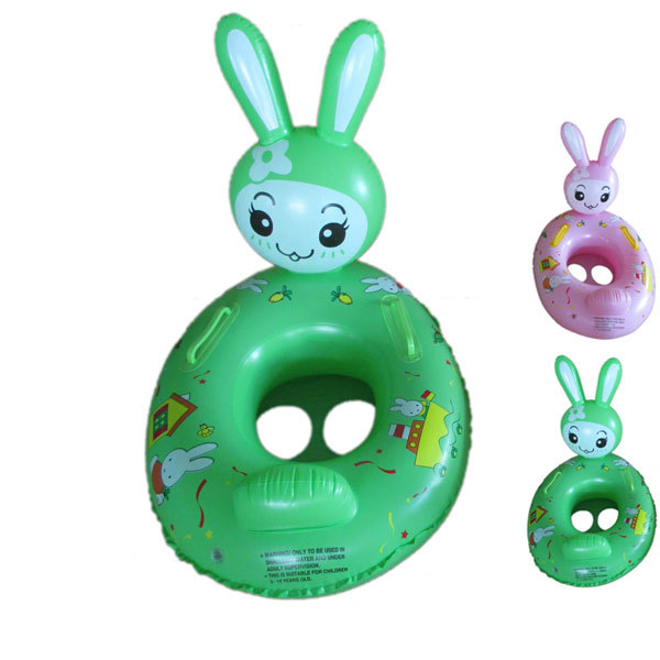 兔子充气泳艇 塑料