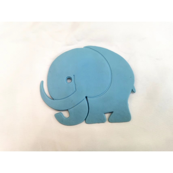 实色大象吸盘垫  混色 塑料