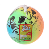 9寸充气动物脸球彩虹球 塑料