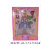 空身芭芘配塑料花,饰品 11寸 空身 塑料