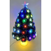 90CM,90头,绿叶，彩色LED灯带星星塑料脚圣诞树 灯光