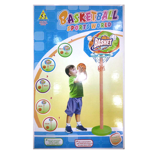 儿童篮球台带10cm球 塑料