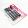 4PCS 18.5*14.5cm 记号笔 (红1蓝1黑1绿1) 混色 塑料