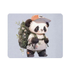 旅行熊猫印花鼠标垫 单色清装 布绒