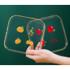 水果塑料水果方碟 混色 塑料