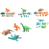 4款拼装侏罗纪恐龙带说明书 塑料