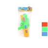 实色双喷打气水枪橙,天蓝,绿3色 塑料
