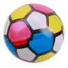9寸彩色足球彩印球 塑料