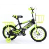 儿童14寸高碳钢车架山地车自行车闪光辅助轮 单色清装 金属