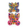 蝴蝶数字字母100080木质玩具套装 单色清装 木质