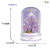 276(pcs)透明紫圣诞树积木套 包电 灯光 音乐 不分语种IC 塑料