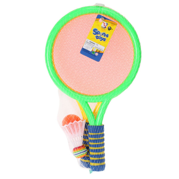 EVA手把网球拍带2粒球 塑料