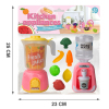 果汁机+饮水机配果蔬（可加水使用）2色 旋转 卡通 上链 塑料