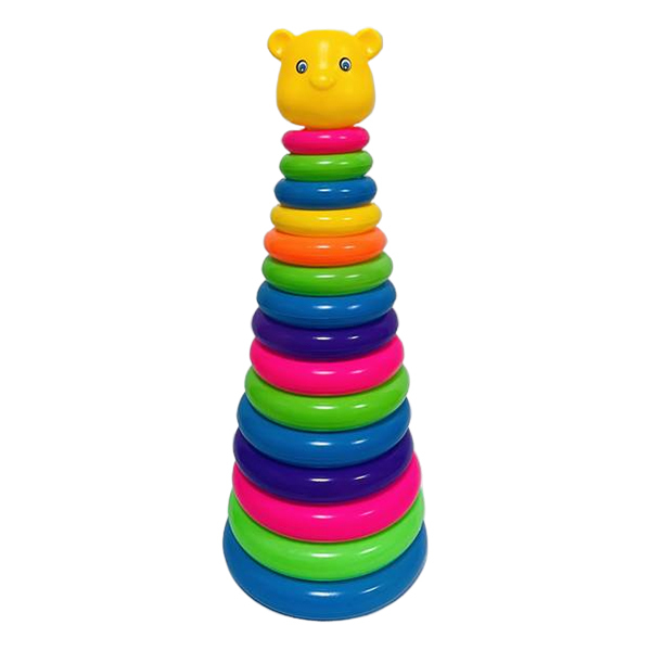15层大熊头彩虹套圈 圆形 塑料