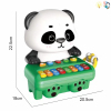 卡通熊猫电子琴 卡通 灯光 音乐 不分语种IC 塑料