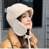 护耳毛绒帽 中性 56-60CM 冬帽 100%聚酯纤维