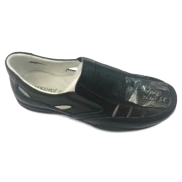8192-K2-05,COLOUR 黑色,UPPER 纳帕纹二层皮,LINING 猪二层皮里,SOLE TPR,SIZE 32-38#鞋