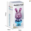 兔子糖果风扇 4色 电动 包电 塑料