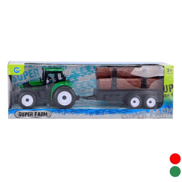 农夫车载木材 惯性 塑料