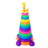 长颈鹿车轮彩虹套圈 圆形 塑料