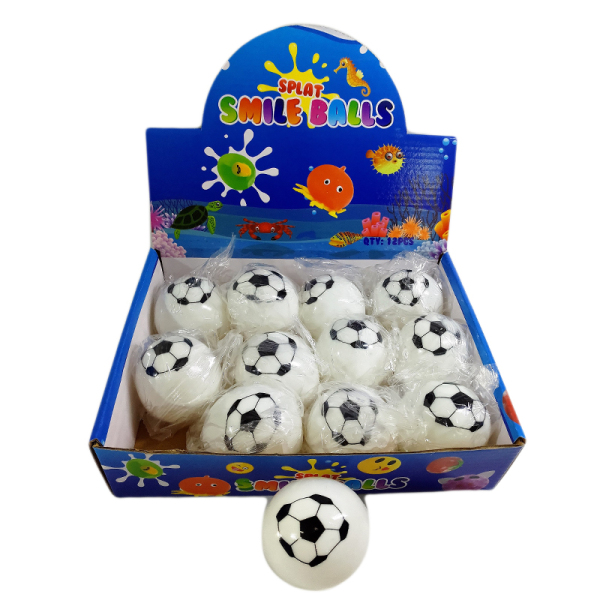 12PCS 足球发泄水球 塑料