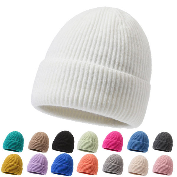保暖护耳套头针织帽 情侣 56-62CM 100%腈纶 纺织品