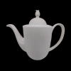 1.5英寸 白茶壶 单色清装 瓷器