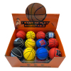 24PCS 6CM高弹数字篮球 2色 塑料