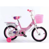 儿童16寸高碳钢车架彩色轮自行车 单色清装 金属