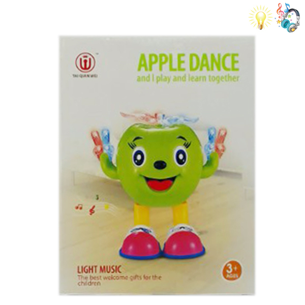 跳舞小苹果 电动 灯光 音乐 不分语种IC 塑料