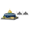 983pcs耶路撒冷岩石圆顶清真寺积木套 单色清装 塑料