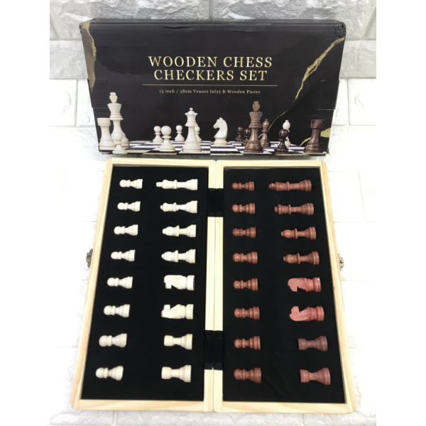 ST5134/磁性国际象棋 国际象棋 单色清装 木质
