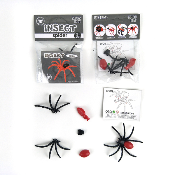 5PCS自装蜘蛛 塑料