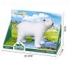 软胶填棉仿真动物-北极熊 塑料
