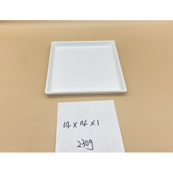 白色瓷器餐盘
【14*14*1CM】 单色清装 陶瓷