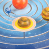 八大行星拼装DIY玩具 太阳系立体行星 DIY拼装玩具彩绘套装互动 塑料