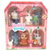 6(pcs)搪胶宠物兔 塑料