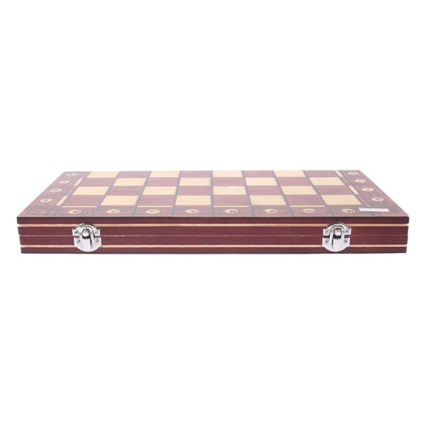 木制磁性国际象棋 象棋 三合一 木质
