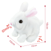 毛绒玩具兔子+宠物兔笼套装 电动 塑料
