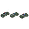 3只装军事车 滑行 实色 军事 塑料